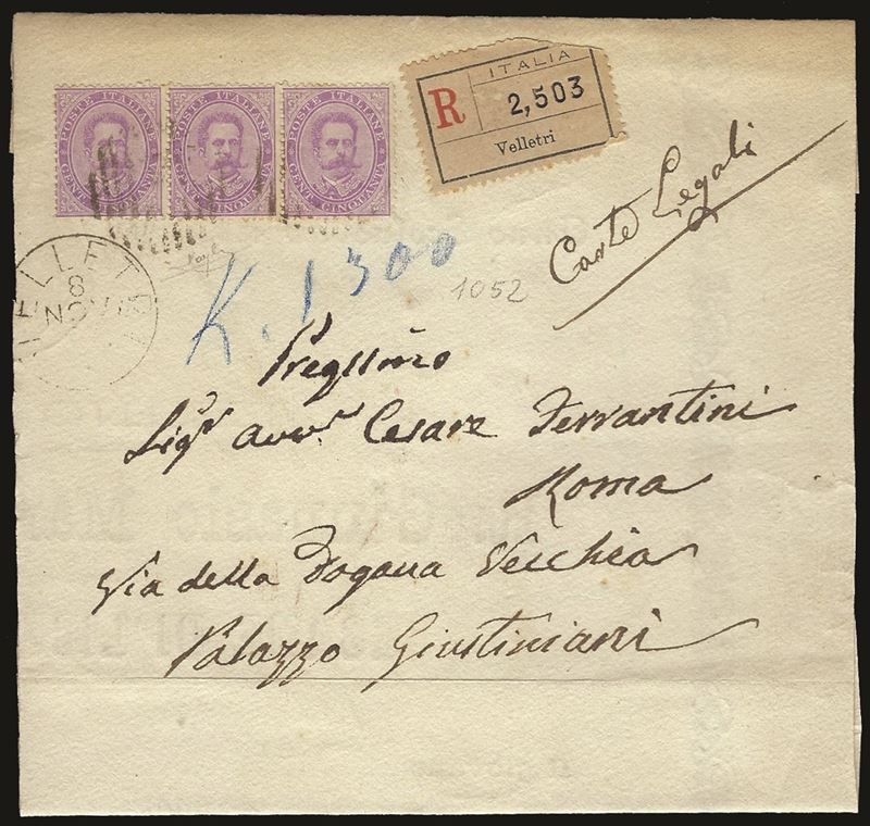 Italia / Regno / Umberto i / Posta Ordinaria