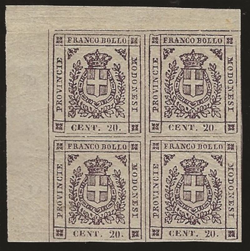 ITALIA / Antichi Stati Italiani / Modena / Governo Provvisorio / Posta ordinaria