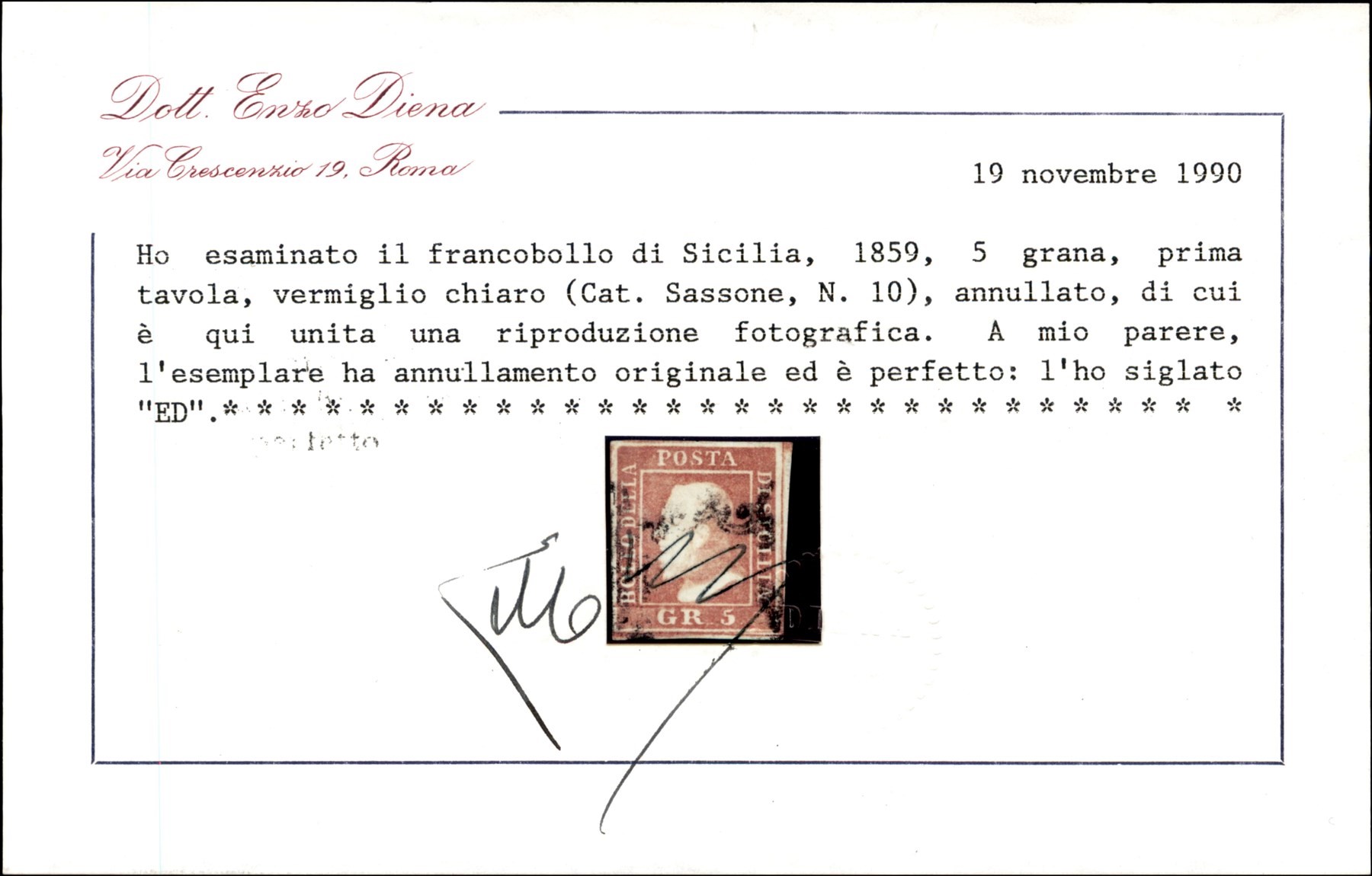 ITALIA / Antichi Stati Italiani / Sicilia / Posta ordinaria