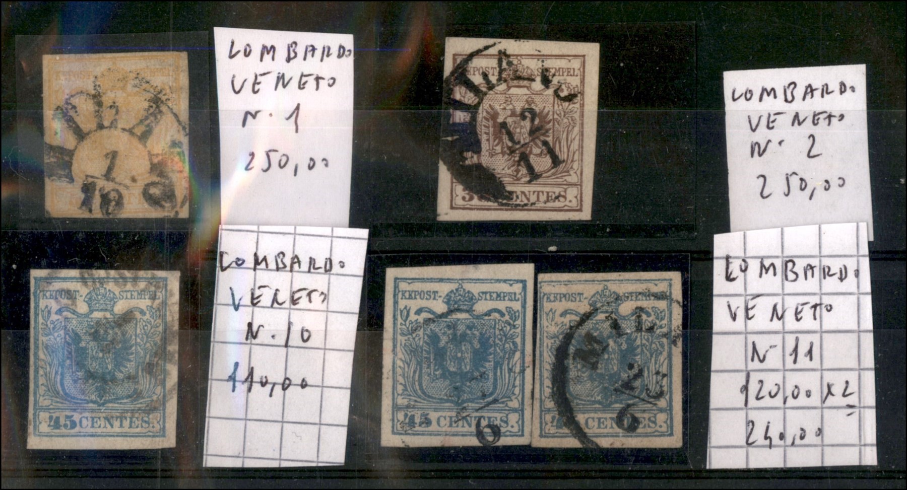 ITALIA / Antichi Stati Italiani / Lombardo Veneto / Posta ordinaria