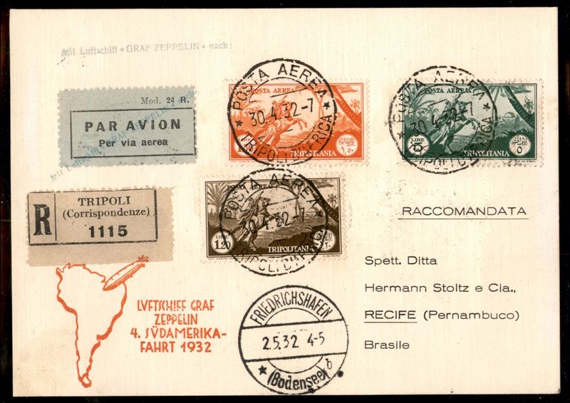 ITALIA / Colonie / Tripolitania / Aerogrammi