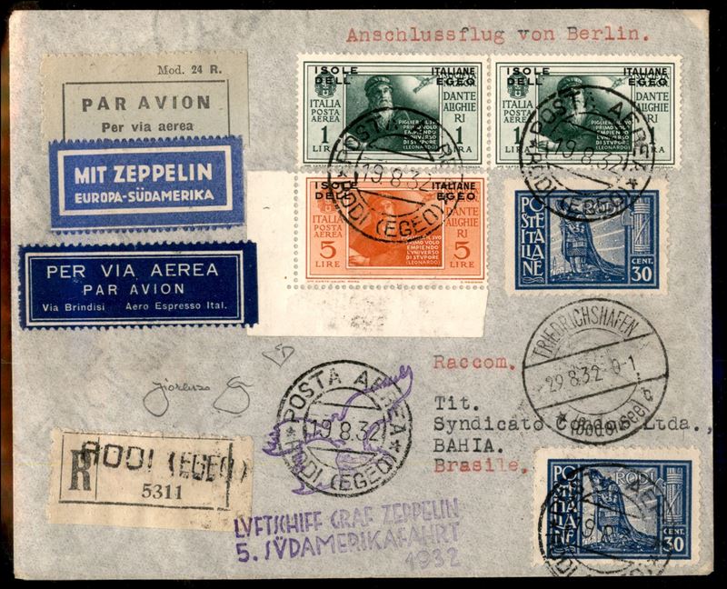 ITALIA / Colonie / Egeo / Aerogrammi