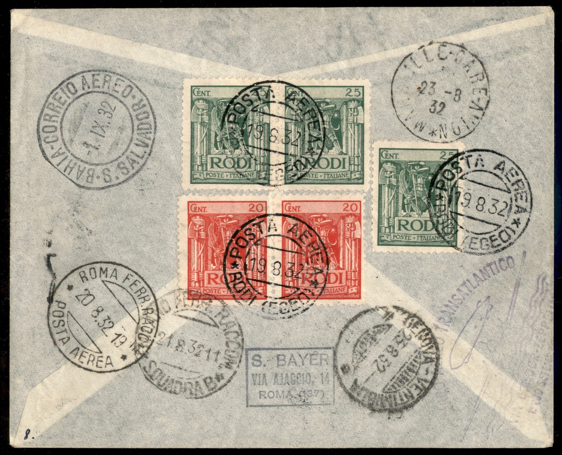 ITALIA / Colonie / Egeo / Aerogrammi
