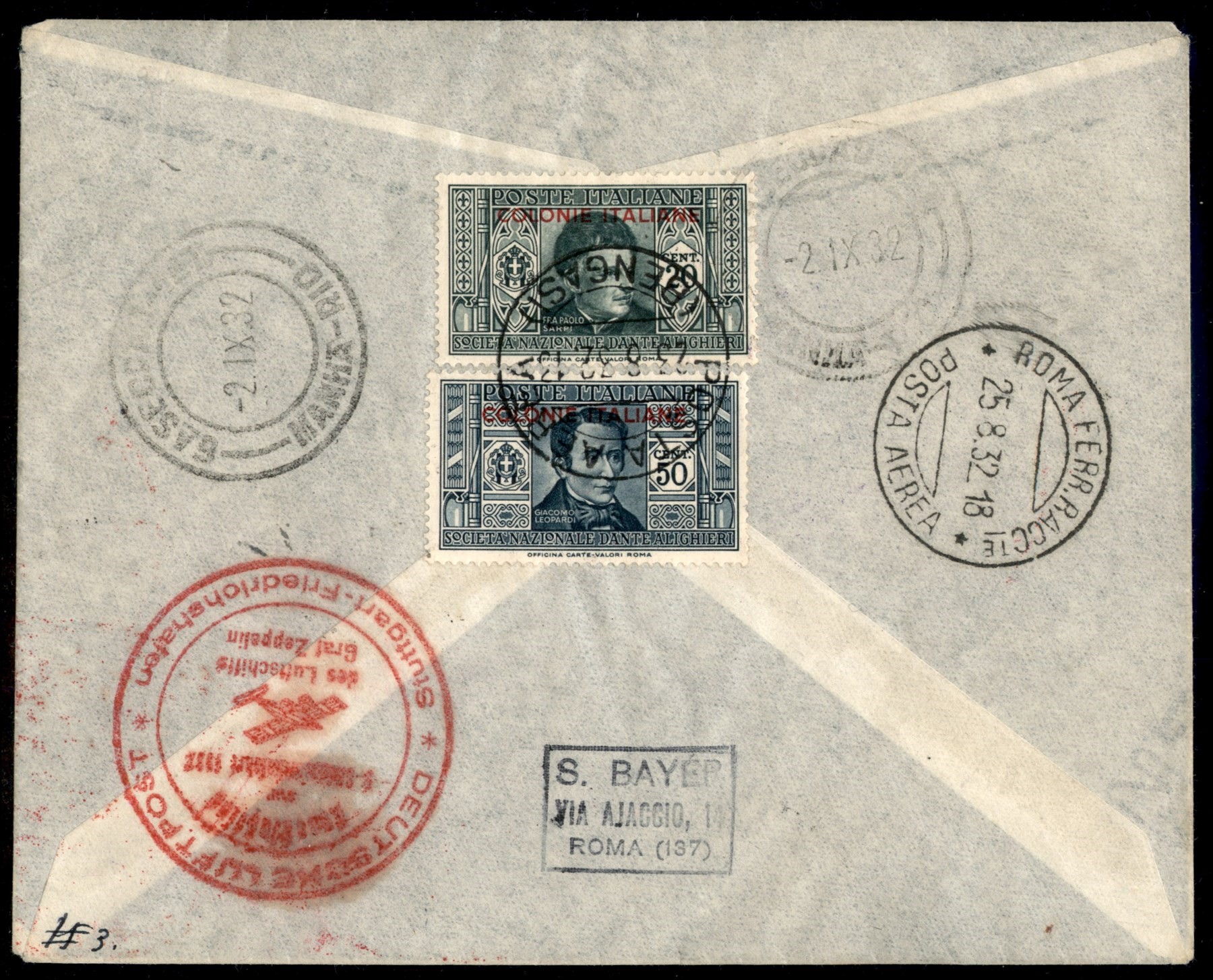 ITALIA / Colonie / Cirenaica / Aerogrammi
