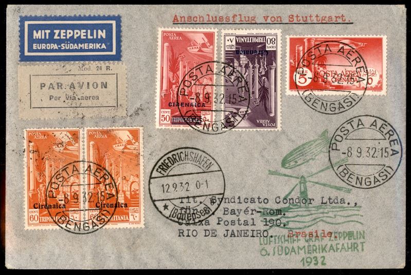ITALIA / Colonie / Cirenaica / Aerogrammi