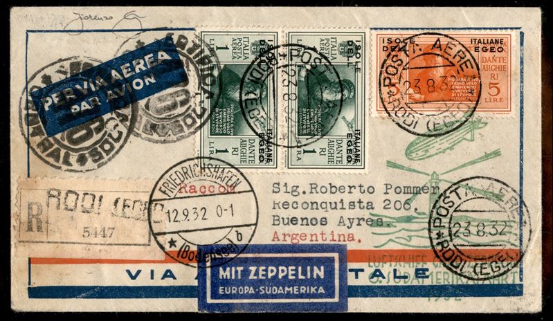 ITALIA / Colonie / Egeo / Aerogrammi
