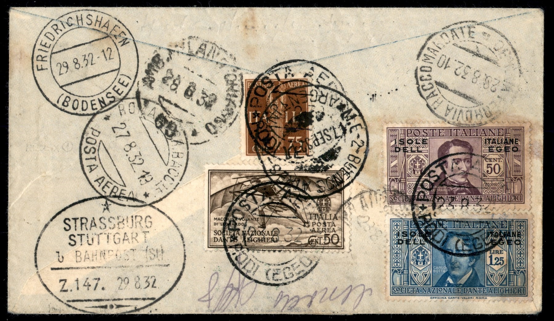 ITALIA / Colonie / Egeo / Aerogrammi