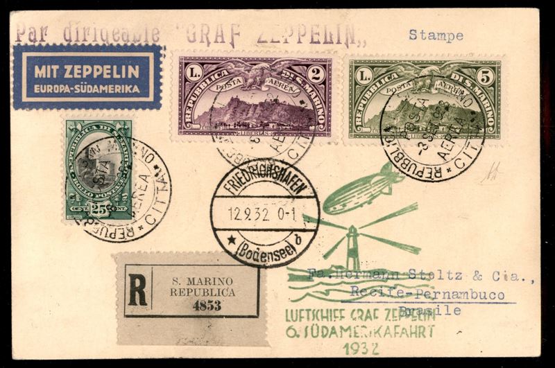 SAN MARINO / Aerogrammi