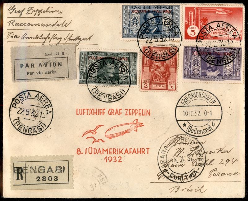 ITALIA / Colonie / Cirenaica / Aerogrammi