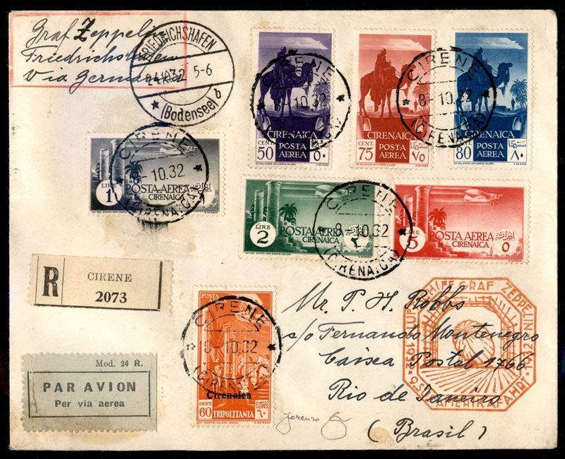 ITALIA / Colonie / Cirenaica / Aerogrammi