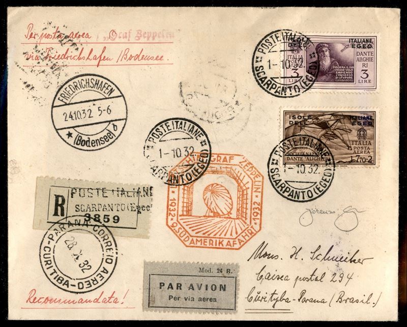 ITALIA / Colonie / Egeo / Aerogrammi