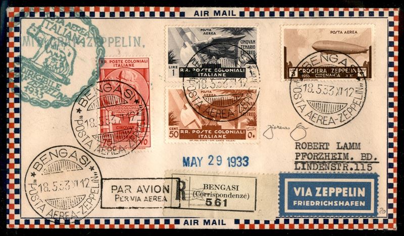 Italia / Colonie / Cirenaica / Aerogrammi