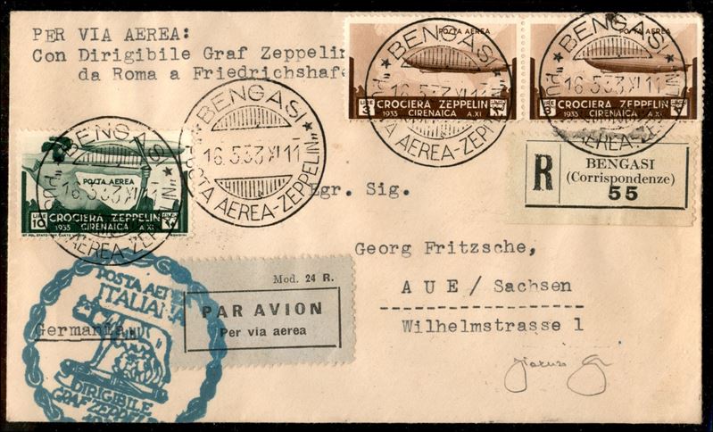 Italia / Colonie / Cirenaica / Aerogrammi