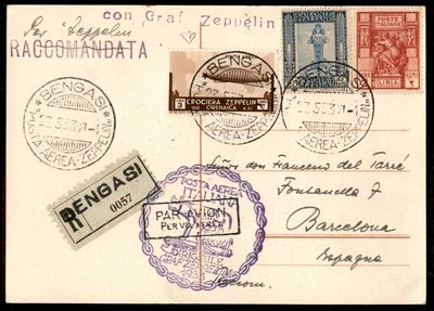 Italia / Colonie / Cirenaica / Aerogrammi