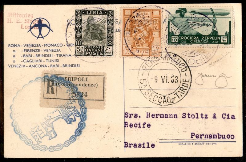 Italia / Colonie / Cirenaica / Aerogrammi