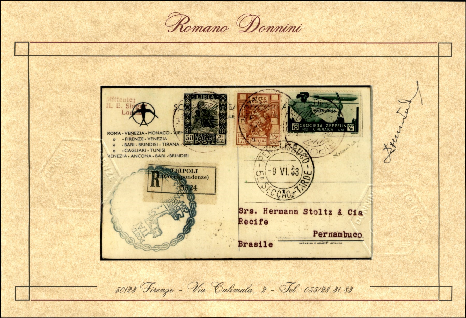 Italia / Colonie / Cirenaica / Aerogrammi