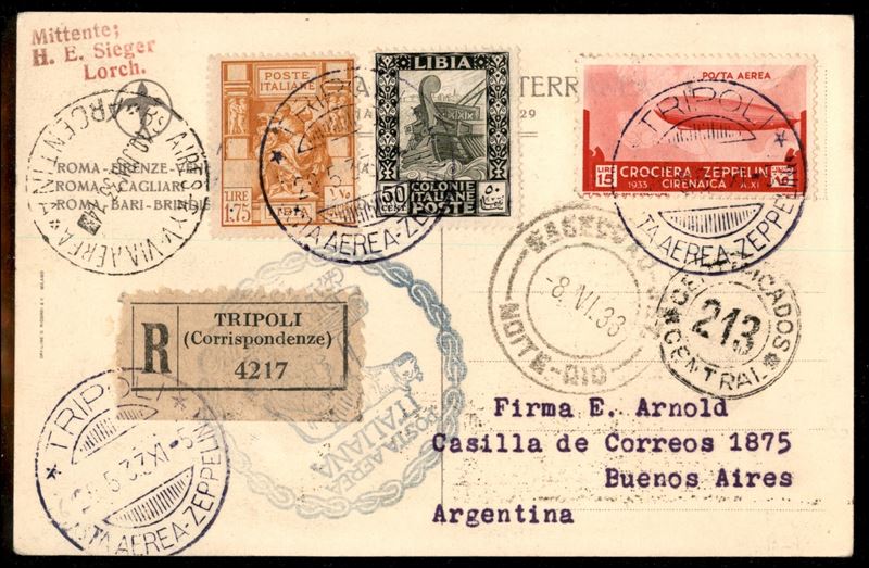 Italia / Colonie / Cirenaica / Aerogrammi