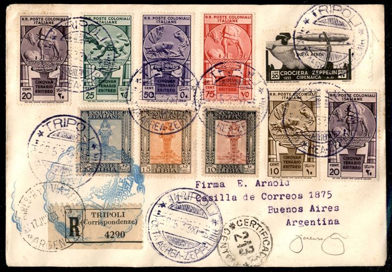 Italia / Colonie / Cirenaica / Aerogrammi