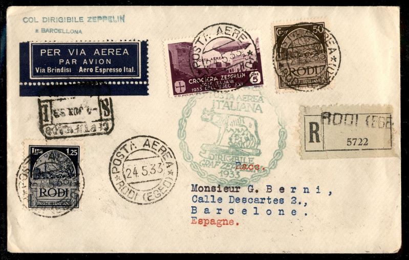 Italia / Colonie / Egeo / Aerogrammi