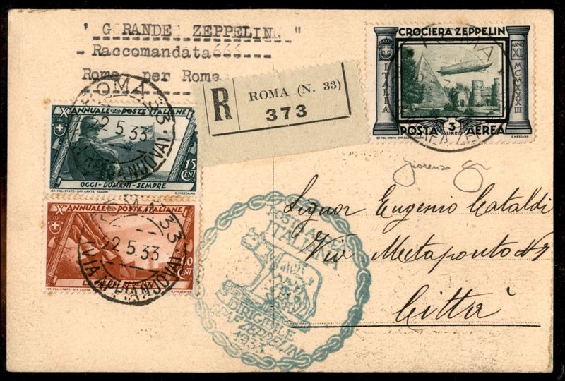 Italia / Regno / Vittorio Emanuele III / Aerogrammi