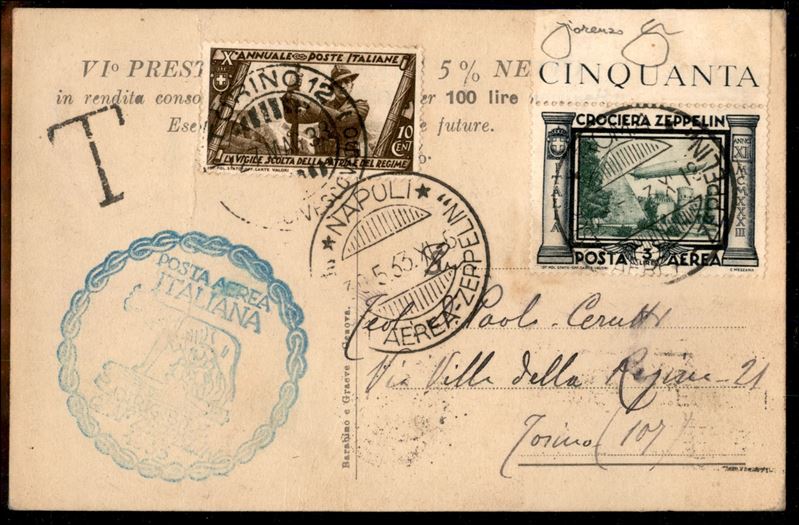 Italia / Repubblica / Vittorio Emanuele III / Aerogrammi