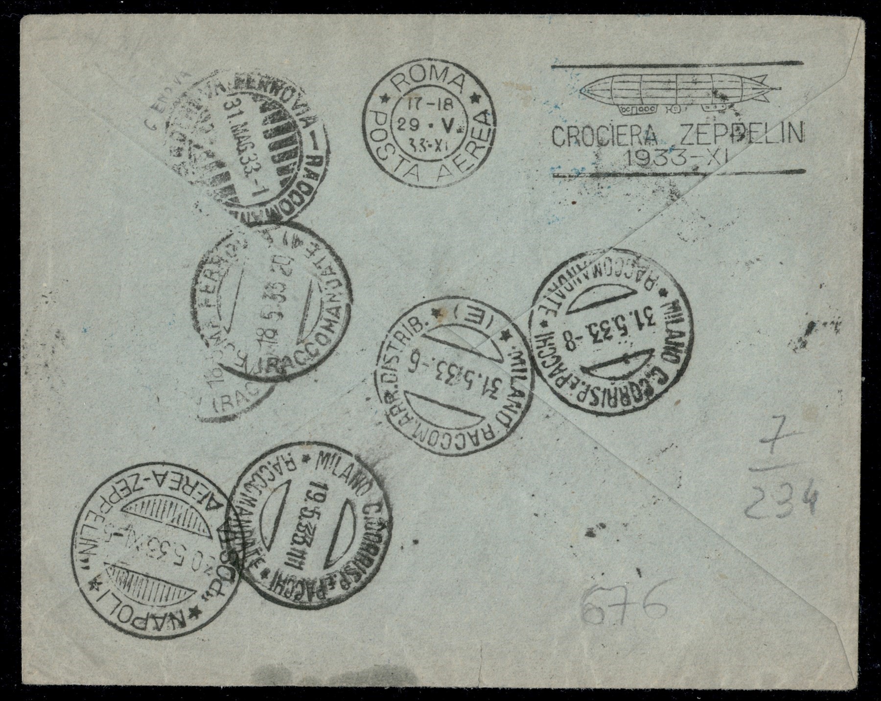 Italia / Regno / Vittorio Emanuele III / Aerogrammi