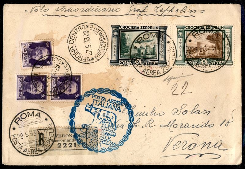 Italia / Regno / Vittorio Emanuele III / Aerogrammi