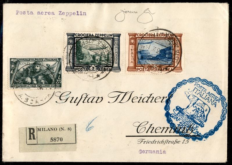 Italia / Regno / Vittorio Emanuele III / Aerogrammi