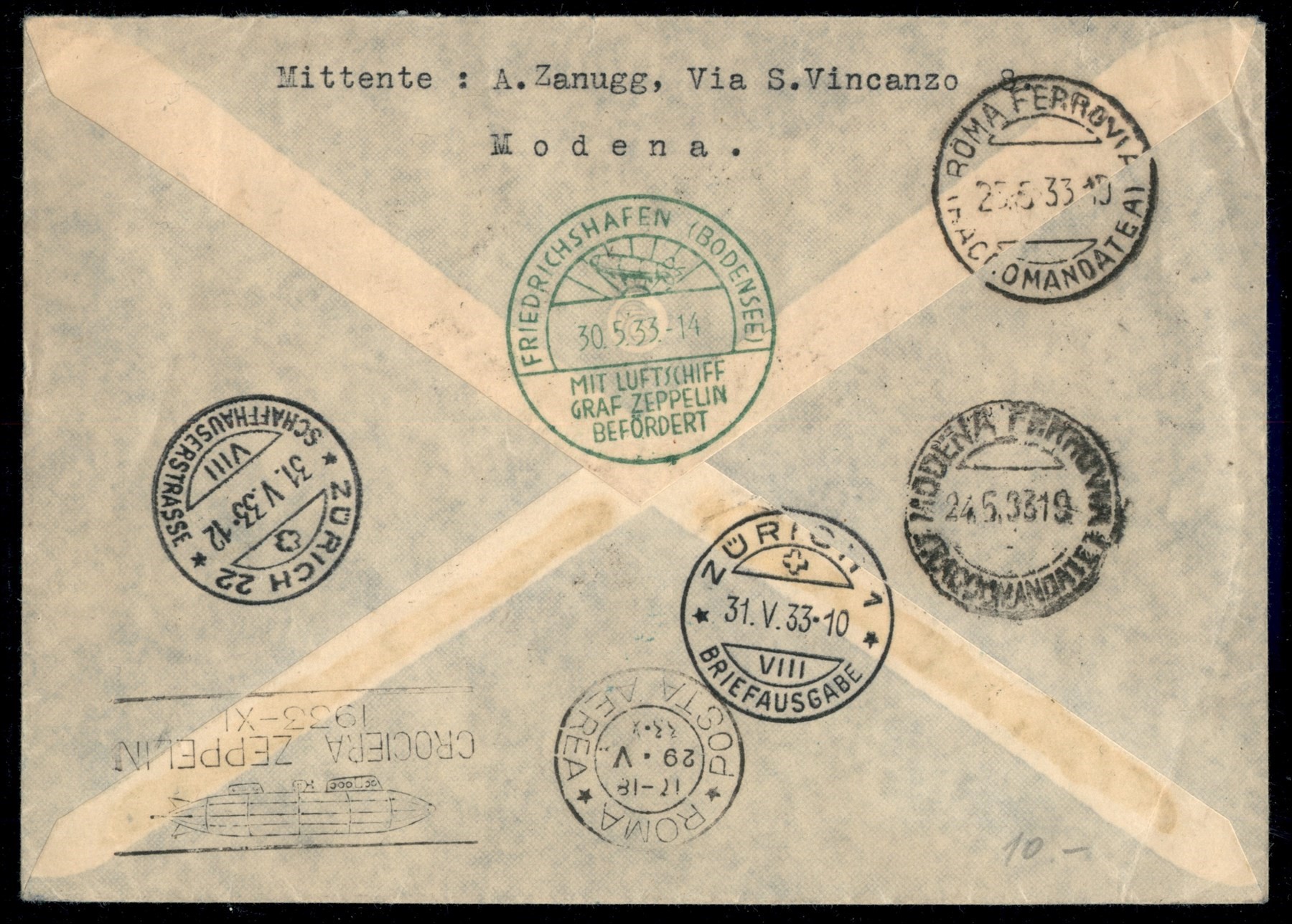 Italia / Regno / Vittorio Emanuele III / Aerogrammi