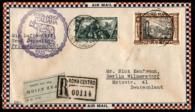 Italia / Regno / Vittorio Emanuele III / Aerogrammi