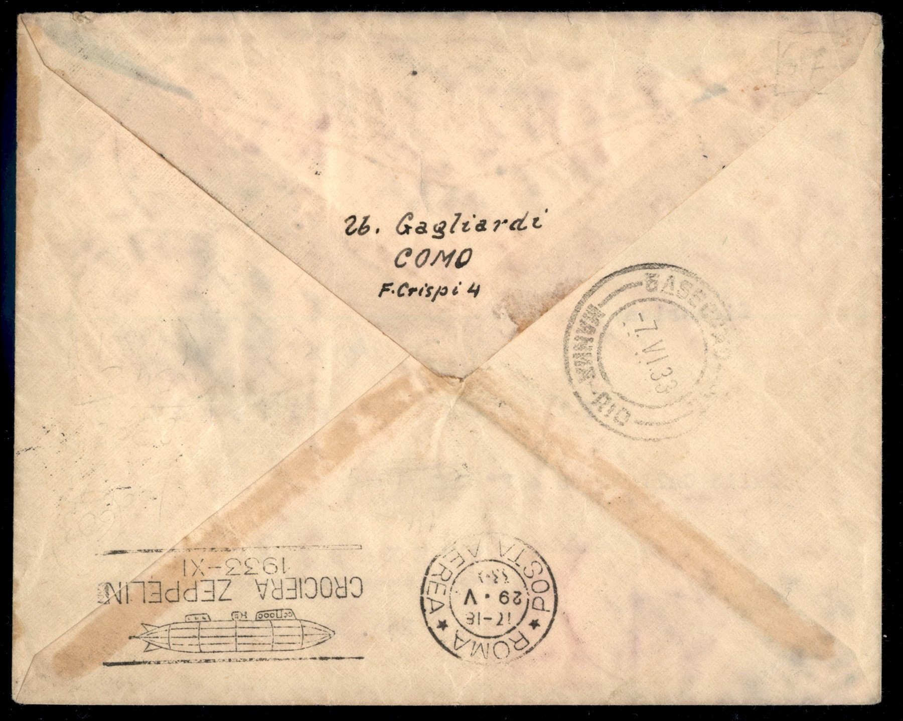 Italia / Regno / Vittorio Emanuele III / Aerogrammi