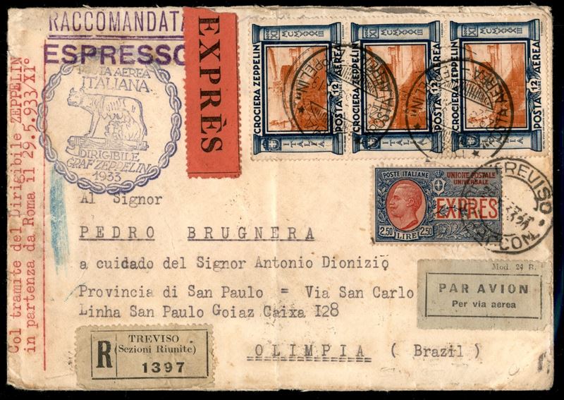 Italia / Regno / Vittorio Emanuele III / Aerogrammi