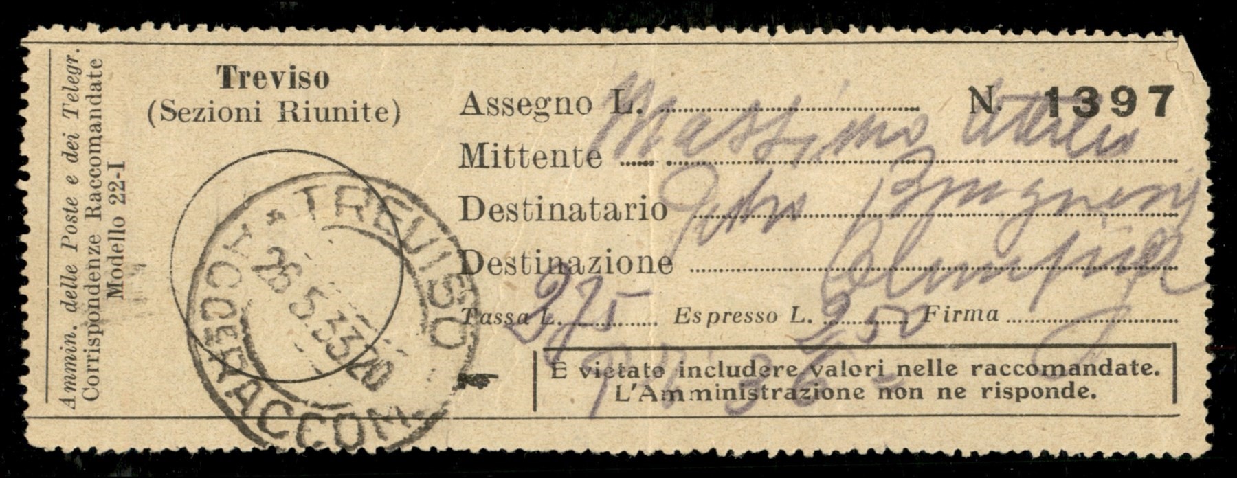 Italia / Regno / Vittorio Emanuele III / Aerogrammi