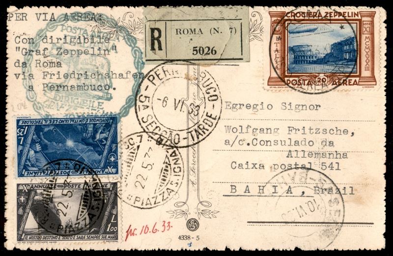 Italia / Regno / Vittorio Emanuele III / Aerogrammi