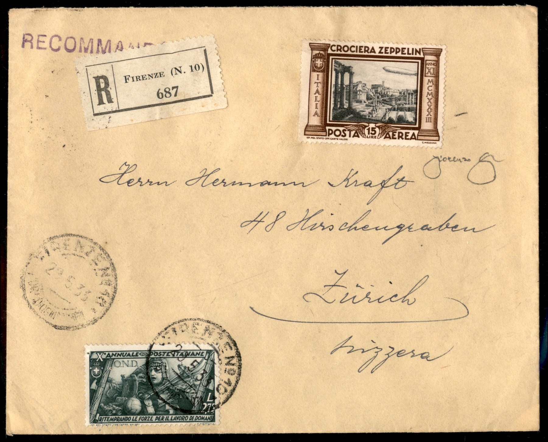 Italia / Regno / Vittorio Emanuele III / Aerogrammi