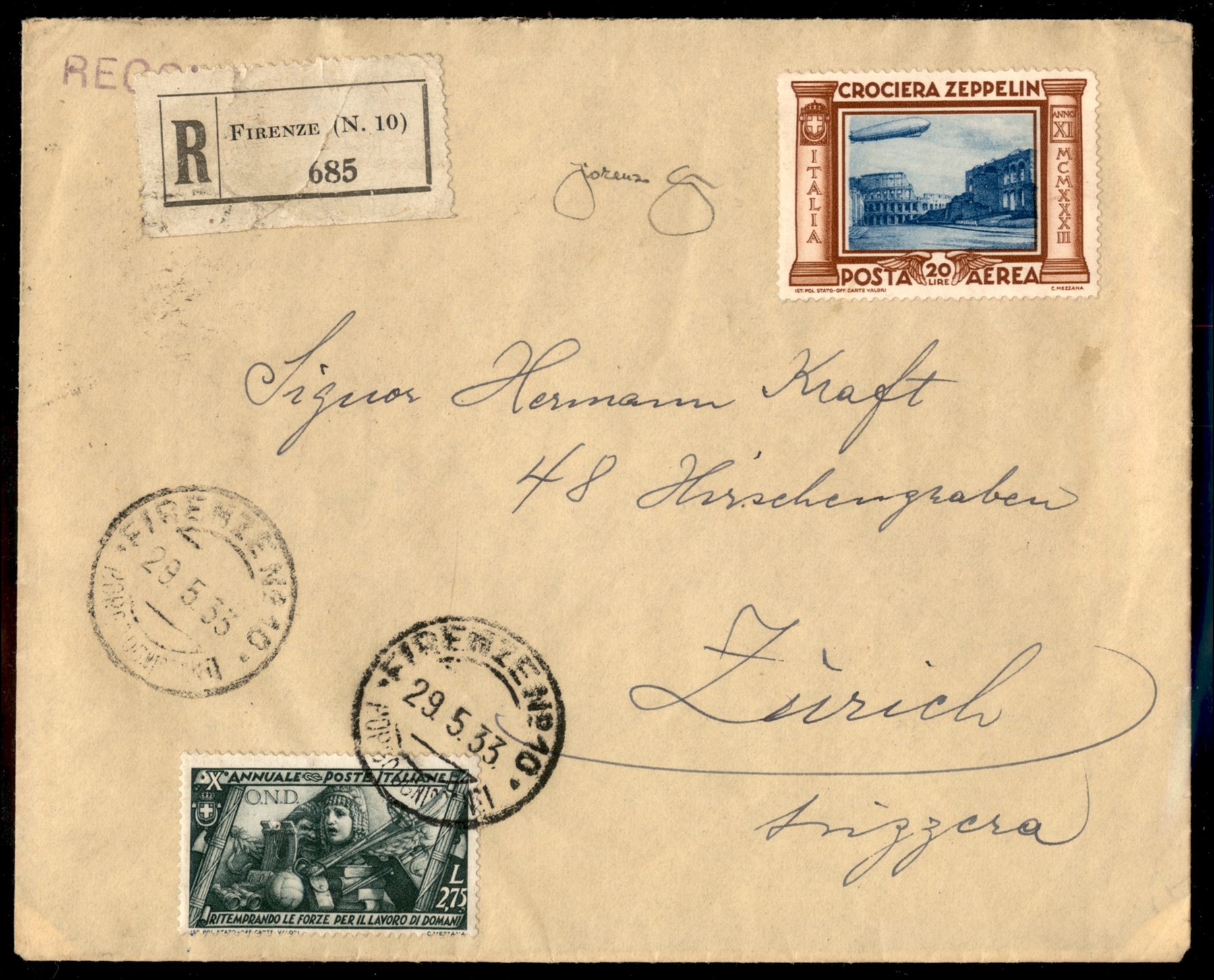Italia / Regno / Vittorio Emanuele III / Aerogrammi