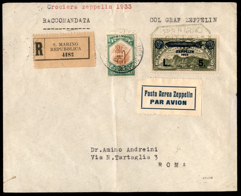 San Marino / Aerogrammi