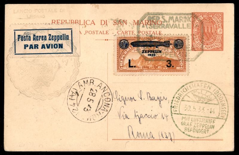 San Marino / Aerogrammi