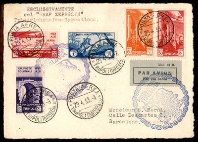 Italia / Colonie / Tripolitania / Aerogrammi