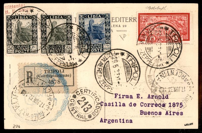 Italia / Colonie / Tripolitania / Aerogrammi