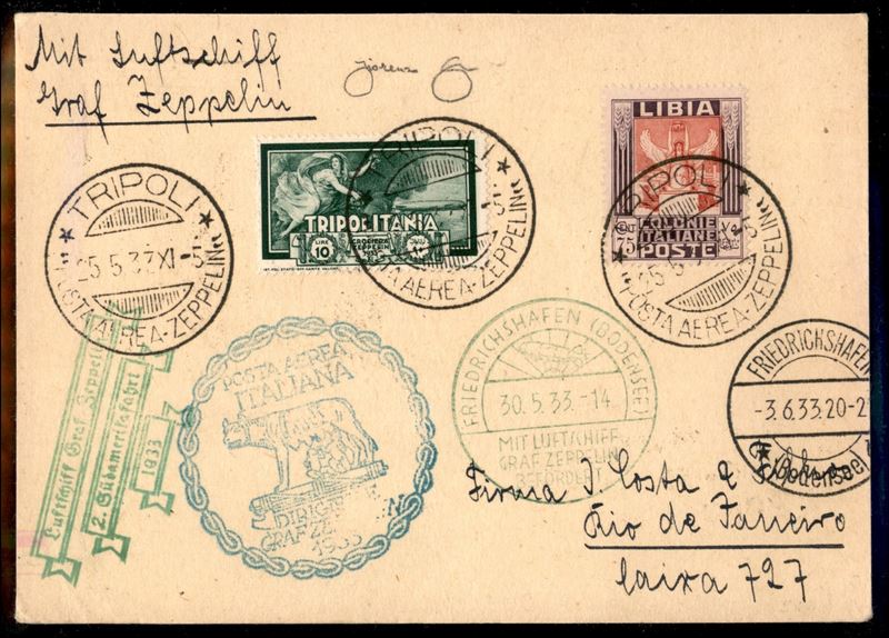 Italia / Colonie / Tripolitania / Aerogrammi