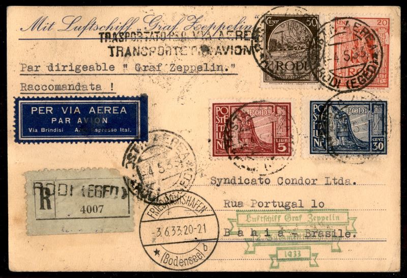 Italia / Colonie / Egeo / Aerogrammi