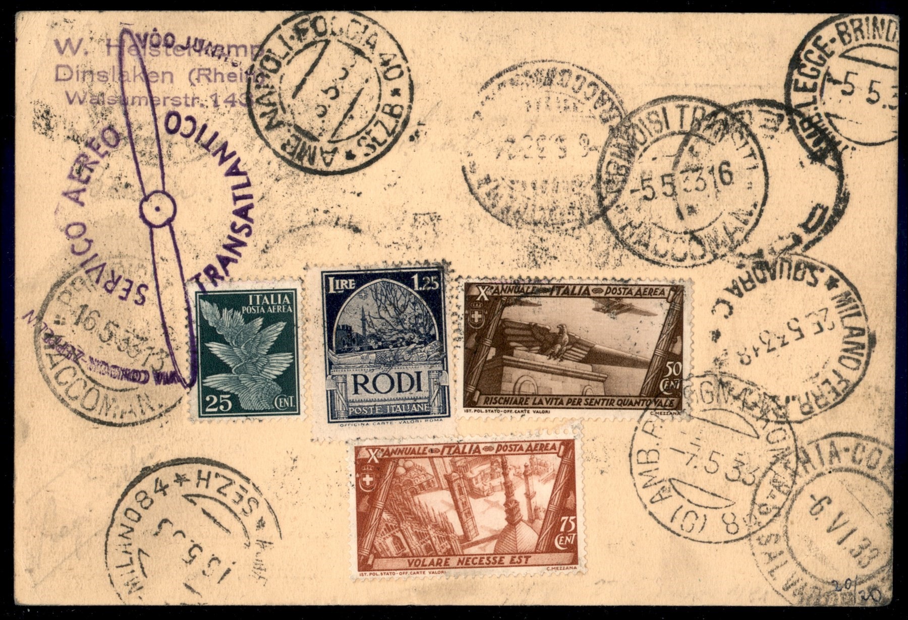 Italia / Colonie / Egeo / Aerogrammi