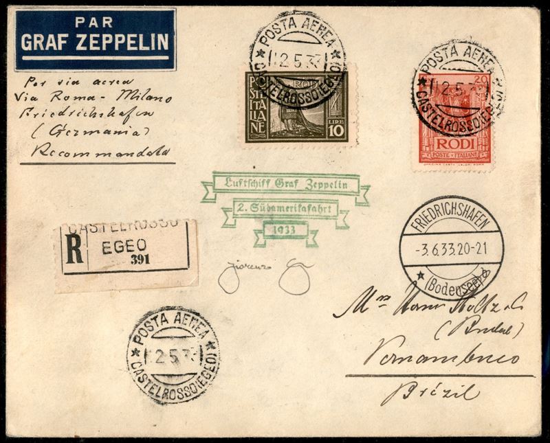 Italia / Colonie / Egeo / Aerogrammi