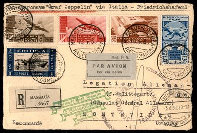 Italia / Colonie / Eritrea / Aerogrammi