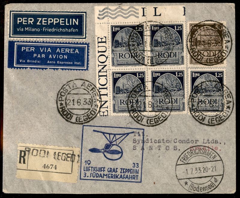 Italia / Colonie / Egeo / Aerogrammi