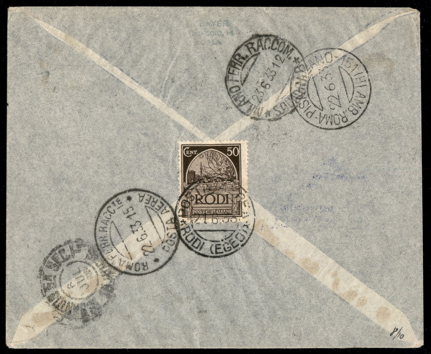 Italia / Colonie / Egeo / Aerogrammi