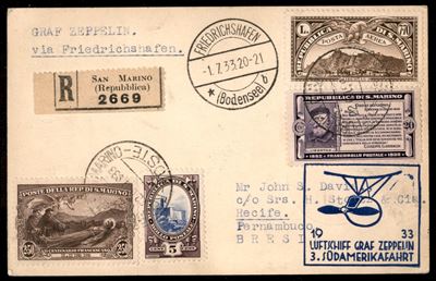San Marino / Aerogrammi