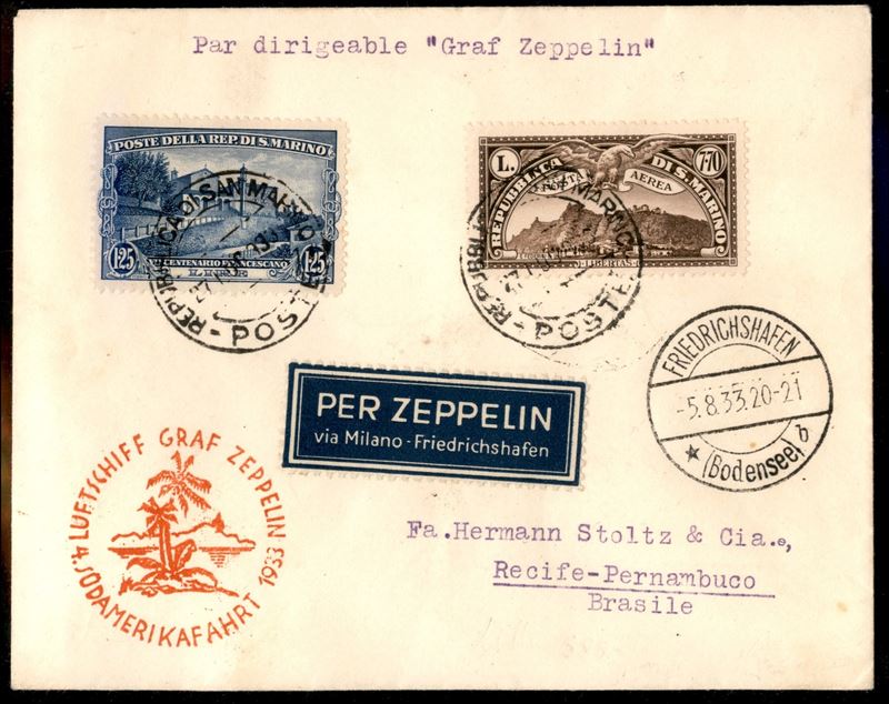 San Marino / Aerogrammi