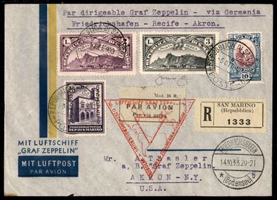 San Marino / Aerogrammi